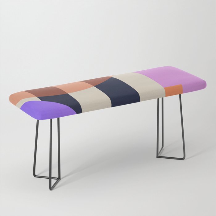 Abstract Geometric Shapes 217 Bench Gallery Image 1