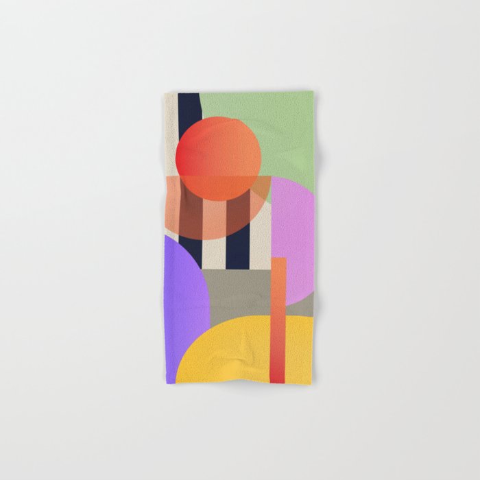 Abstract Geometric Shapes 217 Bath Towel Gallery Image 1