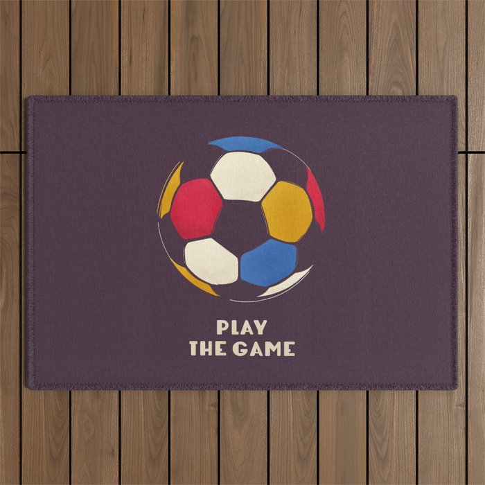 Play The Game  Outdoor Rug Gallery Image 1