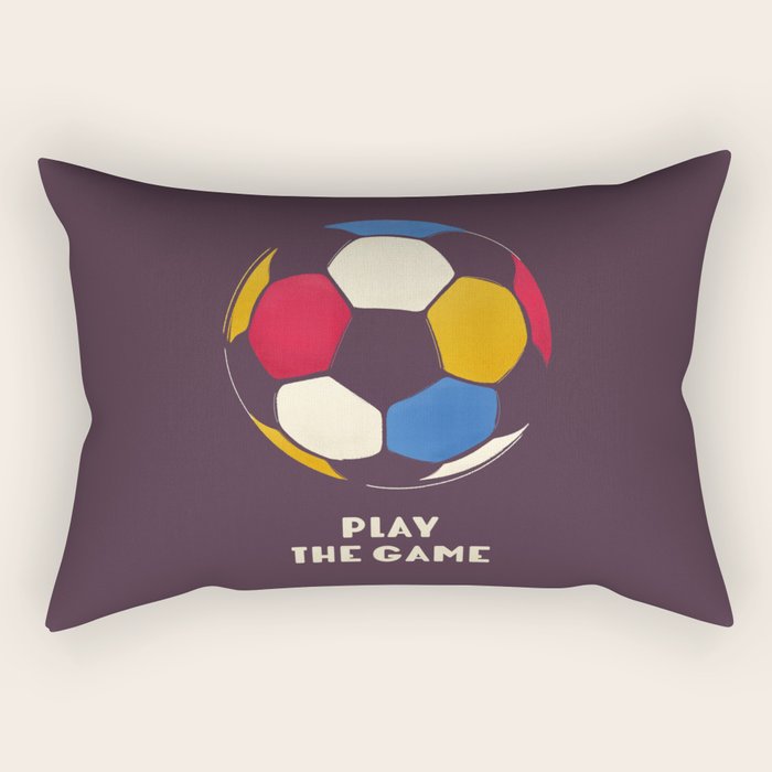 Play The Game  Rectangular Pillow Gallery Image 2