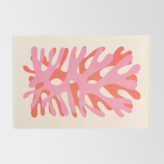 Sea Leaf: Matisse Collage Peach Edition Rug Gallery Image 2