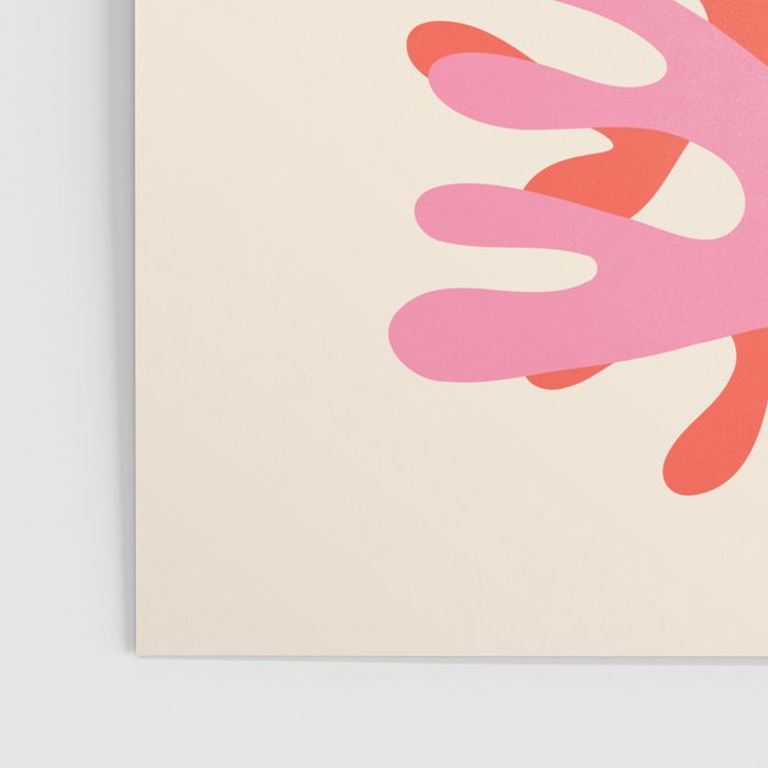 Sea Leaf: Matisse Collage Peach Edition Poster Gallery Image 3