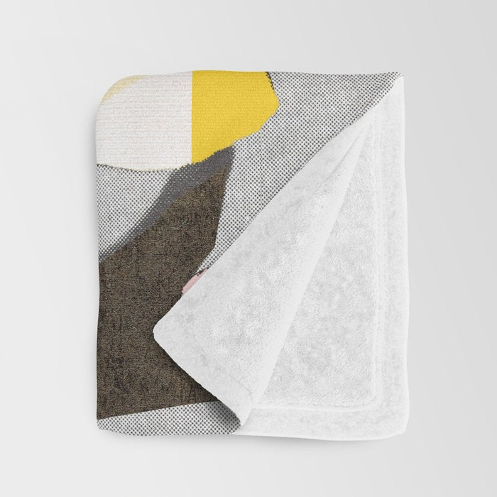 flowers still life · happy abstractation 6a Throw Blanket Gallery Image 3