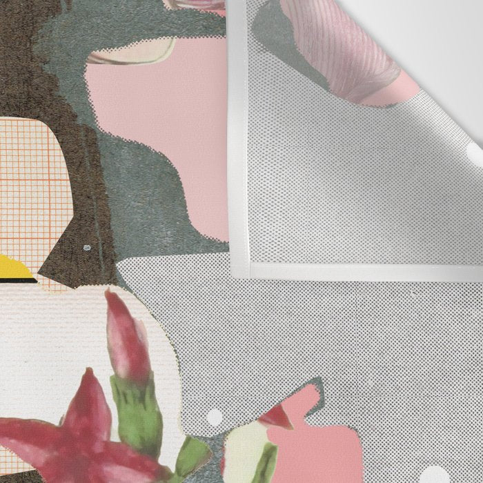flowers still life · happy abstractation 6a Wall Tapestry Gallery Image 3
