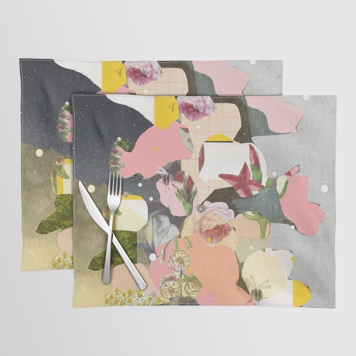 flowers still life · happy abstractation 6a Placemat Gallery Image 1