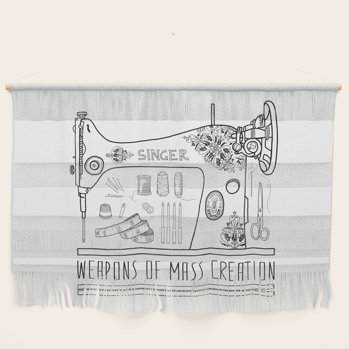Weapons Of Mass Creation - Sewing Wall Hanging Gallery Image 1