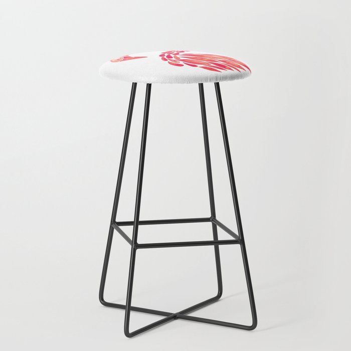 Miami Flamingo - Pink OmbrÃ© Stool Gallery Image 1
