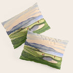 Pebble Beach Golf Course 9th Green Pillow Sham Gallery Image 3