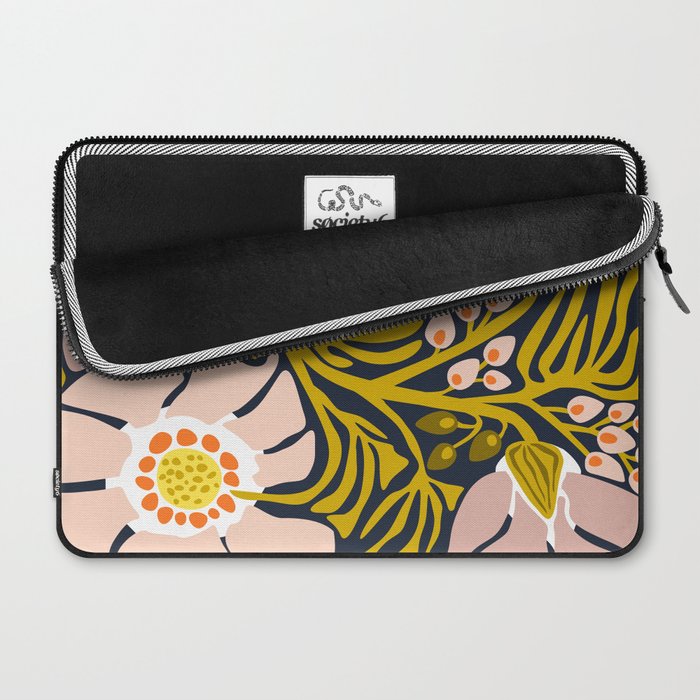 these flowers always fit - floral illustration Laptop Sleeve Gallery Image 2