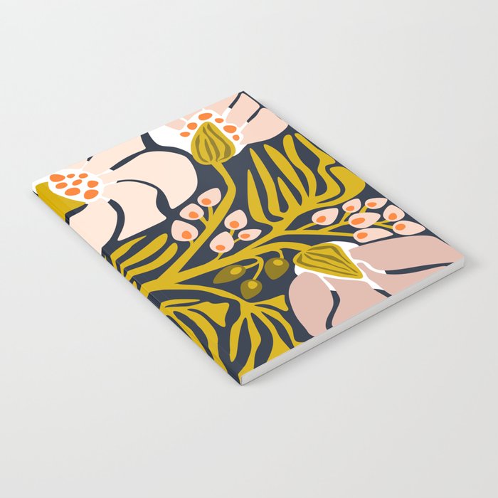 these flowers always fit - floral illustration Notebook Gallery Image 1