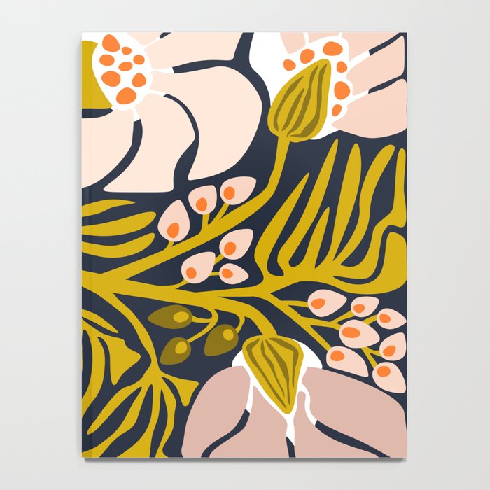 these flowers always fit - floral illustration Notebook Gallery Image 4