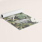 Dark watercolor jungle 1 Yoga Mat Gallery Image 2