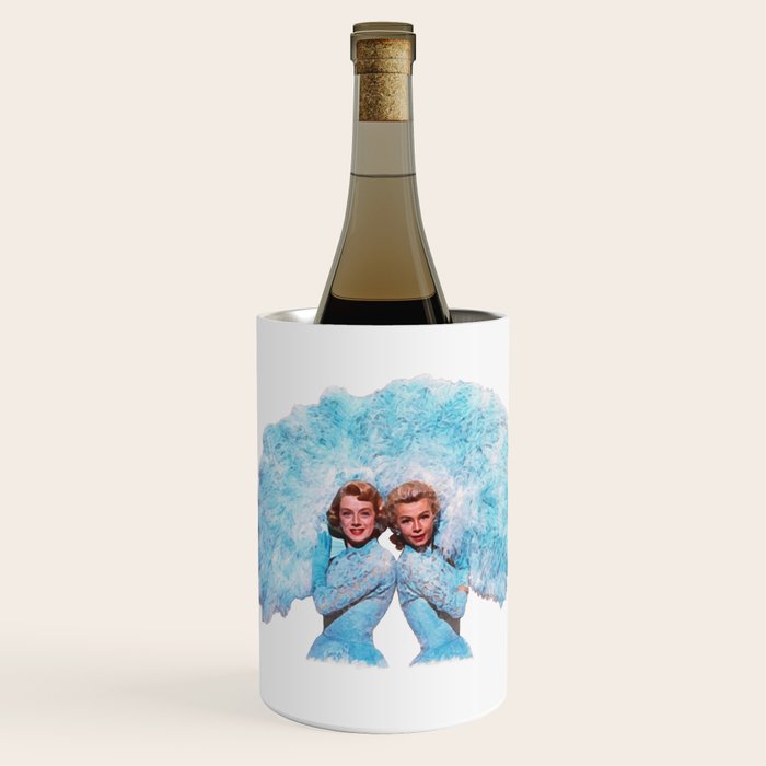Sisters - White Christmas - Watercolor Wine Chiller Gallery Image 2