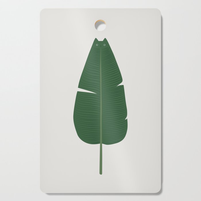 Cat and Plant 23 Cutting Board Gallery Image 1