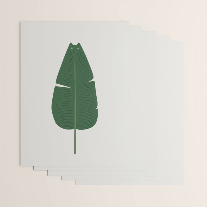 Cat and Plant 23 Wrapping Paper Gallery Image 3