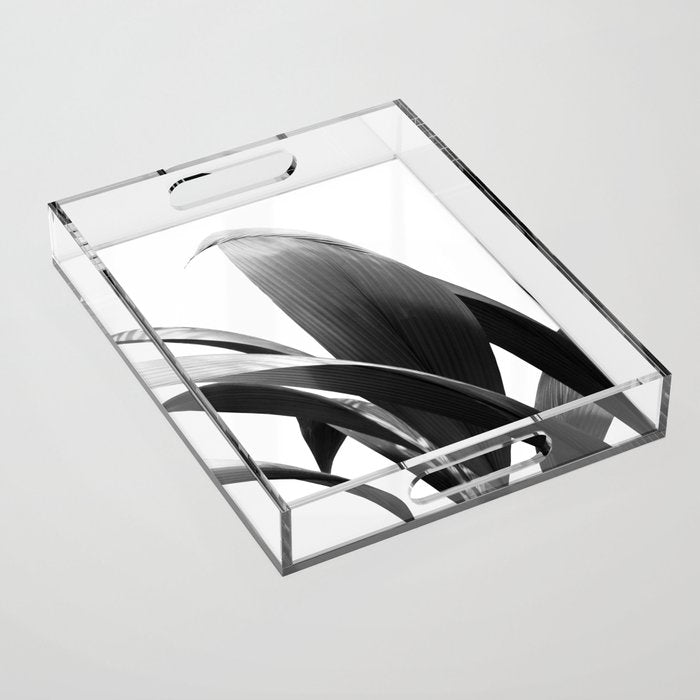 Banana Leaves Jungle Delight #2 #tropical #decor #art #society6 Acrylic Tray Gallery Image 1