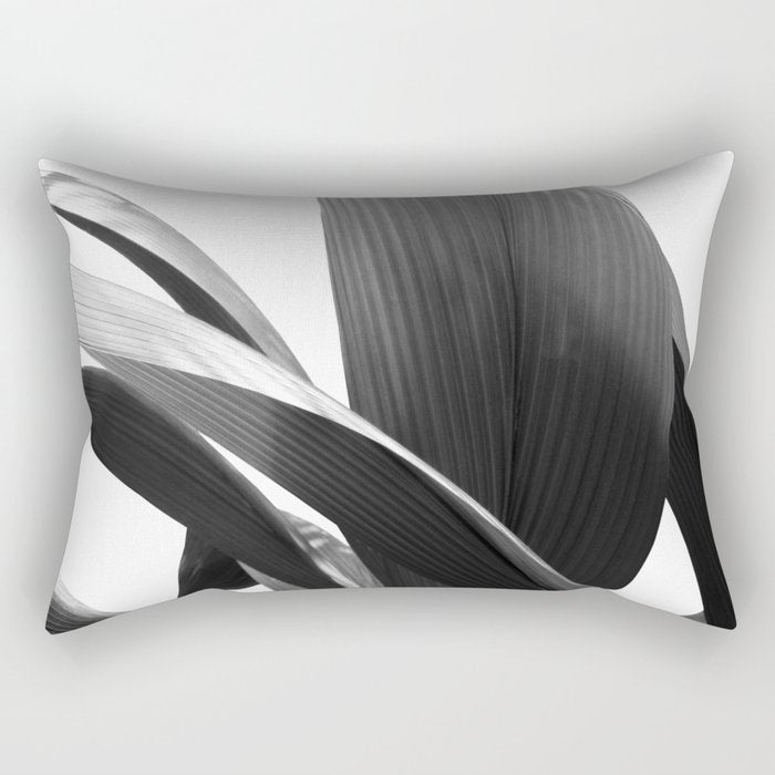 Banana Leaves Jungle Delight #2 #tropical #decor #art #society6 Rectangular Pillow Gallery Image 1