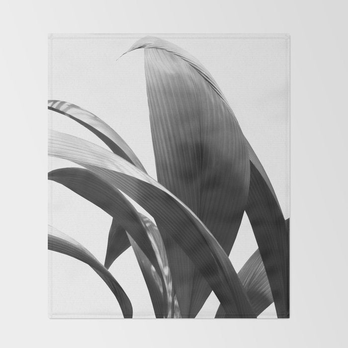 Banana Leaves Jungle Delight #2 #tropical #decor #art #society6 Throw Blanket Gallery Image 2