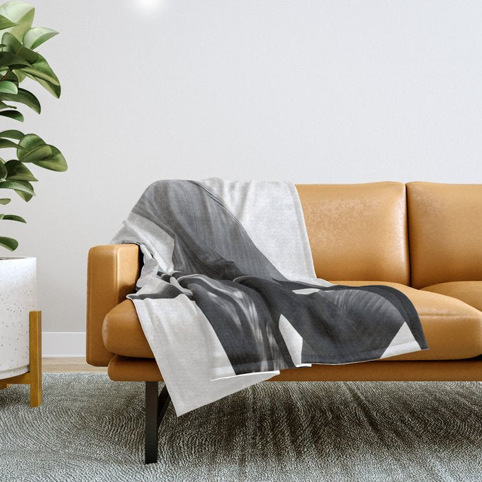 Banana Leaves Jungle Delight #2 #tropical #decor #art #society6 Throw Blanket Gallery Image 1