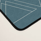 lines geo-teal Desk Mat Gallery Image 4