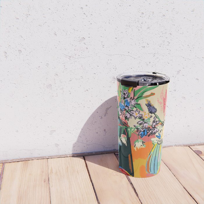 TEA AND FLOWERS AT HOME Travel Mug Gallery Image 4