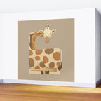 Whimsy Giraffe Wall Mural Gallery Image 2