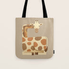 Whimsy Giraffe Tote Bag Gallery Image 1