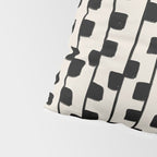 Squares / Black & White Pattern Pillow Sham Gallery Image 4