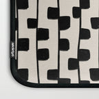 Squares / Black & White Pattern Laptop Sleeve Gallery Image 3