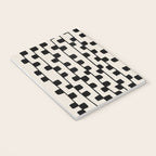Squares / Black & White Pattern Notebook Gallery Image 3