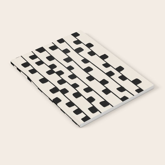 Squares / Black & White Pattern Notebook Gallery Image 1