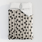 Squares / Black & White Pattern Duvet Cover Gallery Image 6