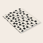 Squares / Black & White Pattern Notebook Gallery Image 2