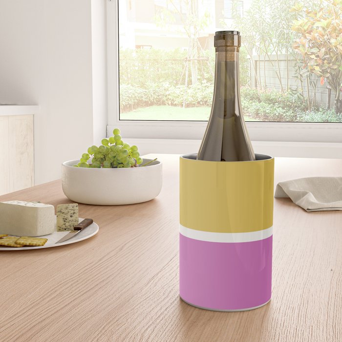Color Block II Yellow Pink Wine Chiller Gallery Image 4
