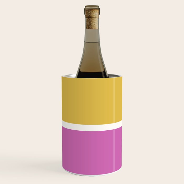 Color Block II Yellow Pink Wine Chiller Gallery Image 1