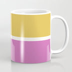 Color Block II Yellow Pink Coffee Mug Gallery Image 1