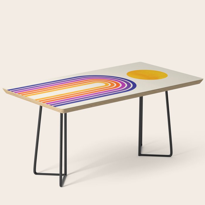 Rainbow Sun: Retro 80s Edition Coffee Table Gallery Image 1