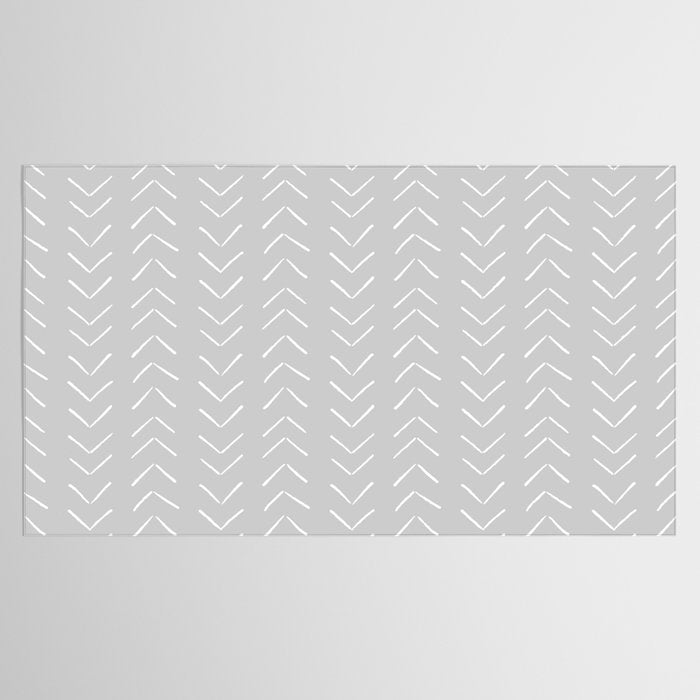 Boho Big Arrows in Grey Tablecloth Gallery Image 2
