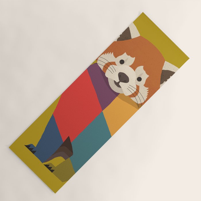 Red Panda Yoga Mat Gallery Image 1