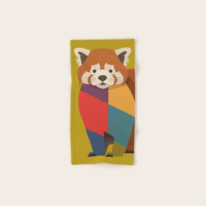 Red Panda Bath Towel Gallery Image 1