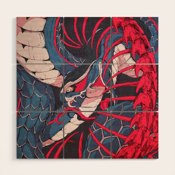 Ouroboros Wood Wall Art Gallery Image 1