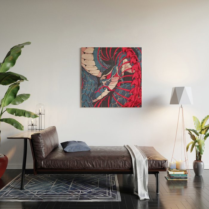 Ouroboros Wood Wall Art Gallery Image 2