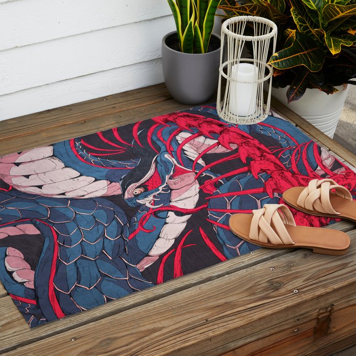 Ouroboros Outdoor Rug Gallery Image 2