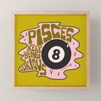 Pisces Magic 8 Ball Mini Art Print Gallery Image 1
