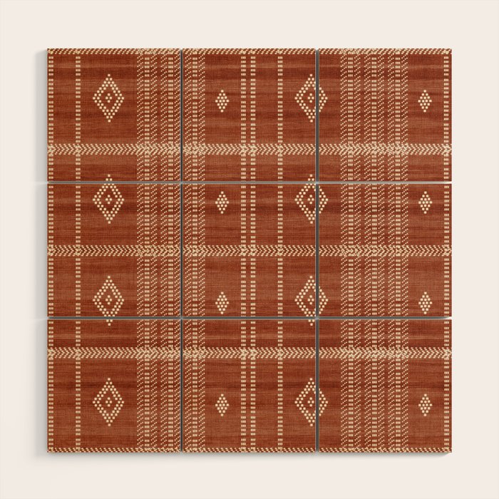 Musa in Rust Wood Wall Art Gallery Image 1