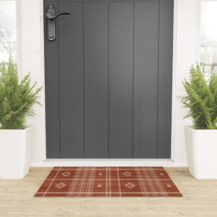 Musa in Rust Welcome Mat Gallery Image 3