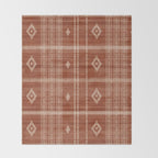 Musa in Rust Throw Blanket Gallery Image 2