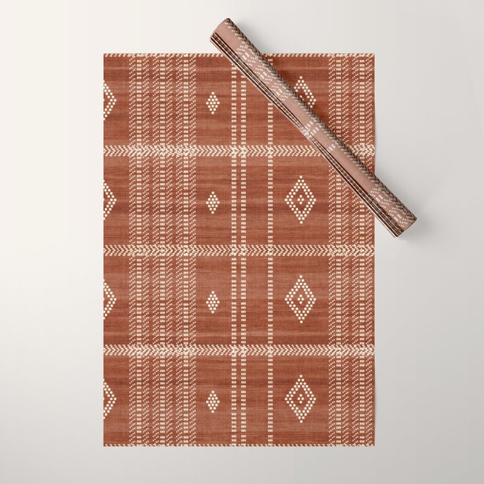 Musa in Rust Wrapping Paper Gallery Image 1