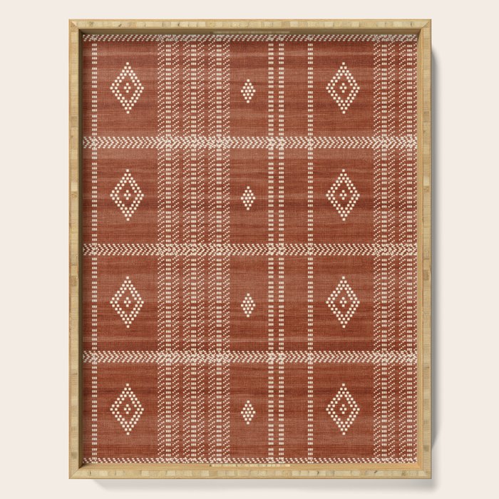 Musa in Rust Serving Tray Gallery Image 1