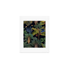 Moody tropical Jungle_deep blue & green tones Art Print Gallery Image 1
